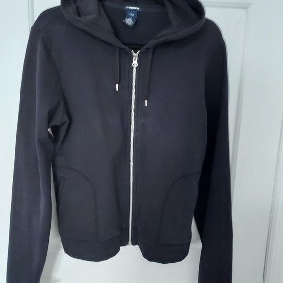 GAP Other - GAP Hoodie Stretch Sweatshirt with Zipper Dark Navy Blue Ladies Size L